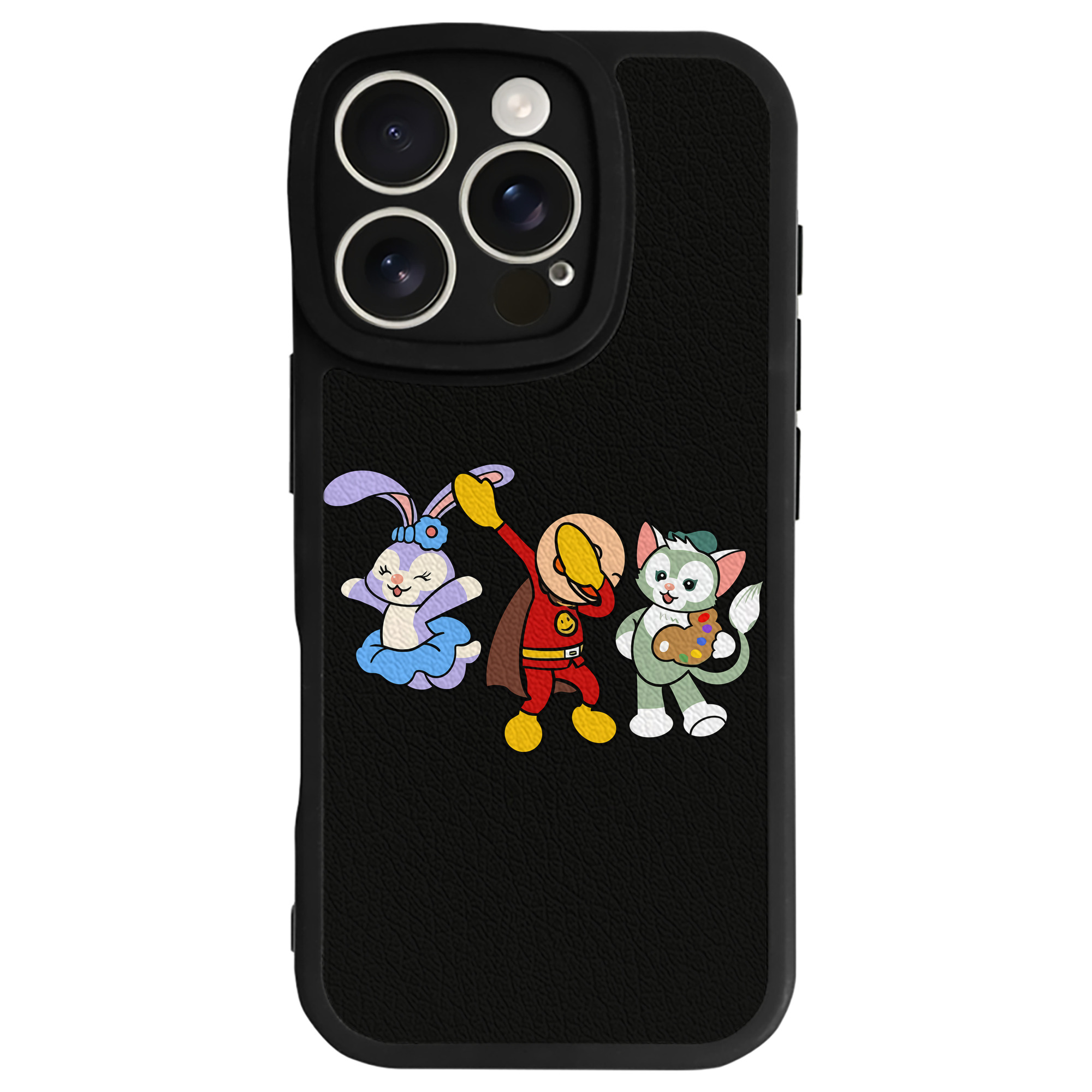 （画像用） アンパンマン Anpanman 【iPhone 16シリーズ対応】シリコンスマホケース（レザー調） 材質：シリコン